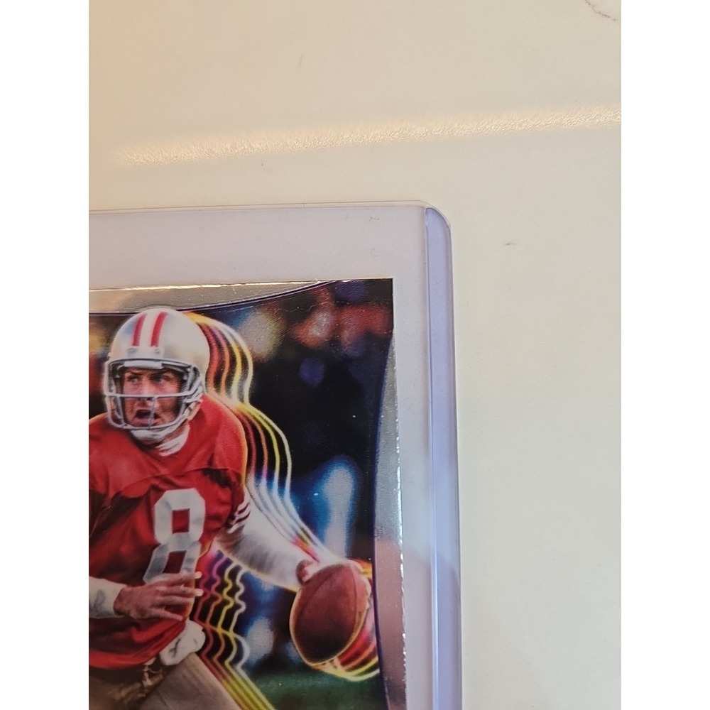 2024 Topps Chrome Legends of the Gridiron Steve Young #LOG-24 Orange Ref‎ /25 - Picture 6 of 10
